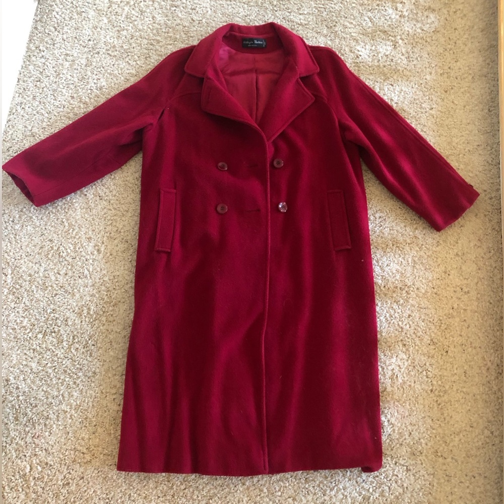 Wellington Fashion Trench Coat in Red